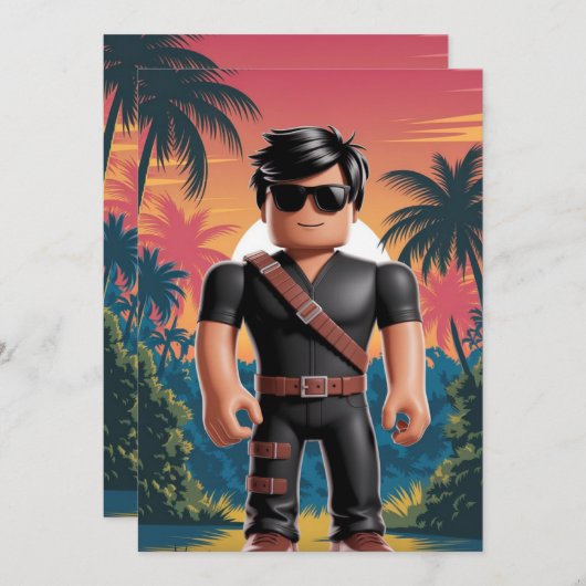 Hello summer save the date (Voorkant / Achterkant)