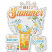 Hello Summer Sticker (Voorkant)