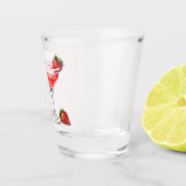 Hello Summer | Strawberry Cocktail Shot Glass Glas (Rechts)