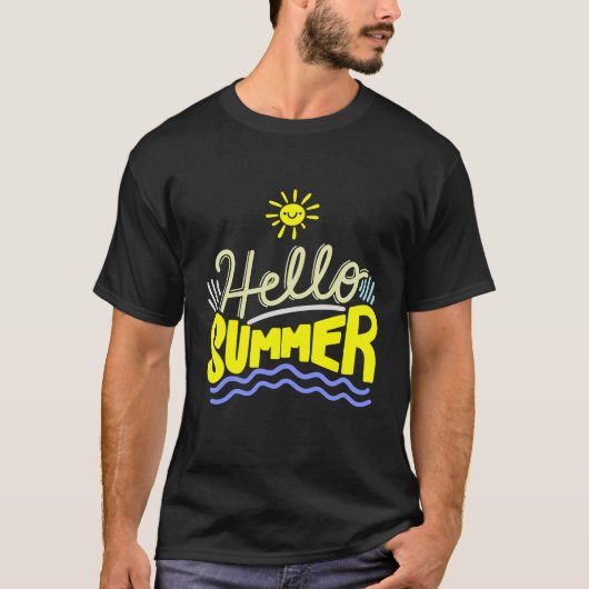 Hello summer t-shirt (Voorkant)