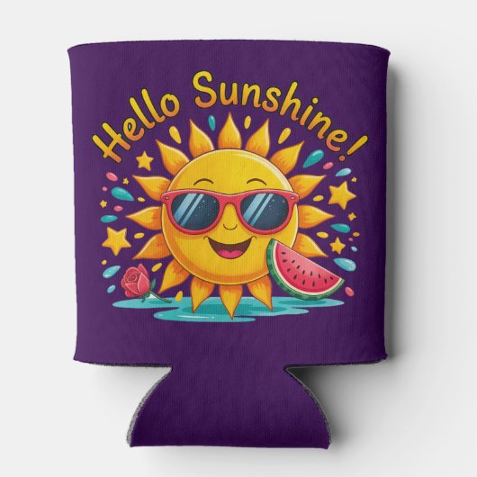 Hello Sunshine  Blikjeskoeler (Achterkant)