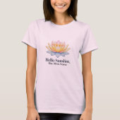 Hello Sunshine – Inner Light. Rise. Shine. Repeat T-shirt (Voorkant)