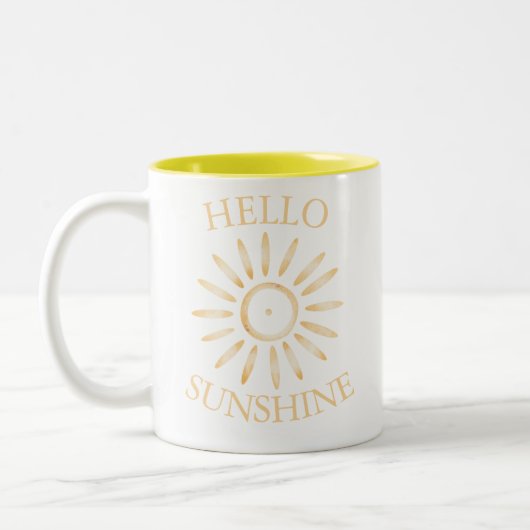 HELLO SUNSHINE mug (Gauche)
