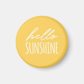 Hello Sunshine Sunny Yellow Magnet (Devant)