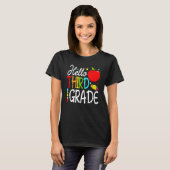 Hello Third Grade Team 3rd Grade Back To School Te T-shirt (Voorkant volledig)