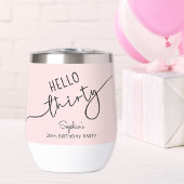 Hello Thirty Modern Script 30th Birthday