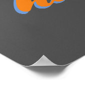 hello typographie mot art poster (Coin)