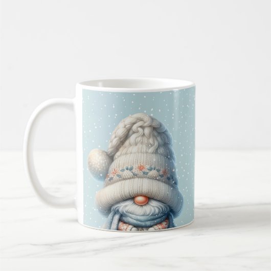 Hello Winter Mug Winter Gnome Mug en céramique (Gauche)