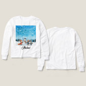 Hello Winter Personalized long sleeves (Voorkant /achterkant)