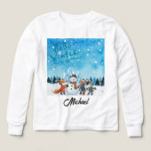 Hello Winter Personalized long sleeves (Voorkant)