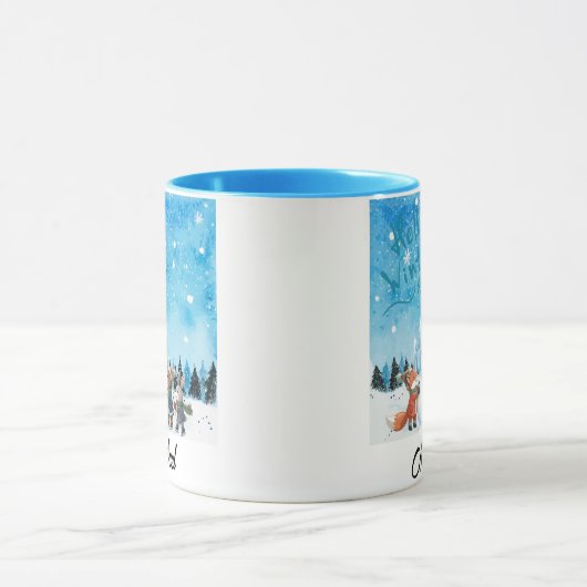Hello Winter Personalized Mug (Centre)