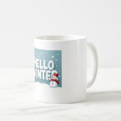 Hello Winter Snowman Mug (Devant droit)