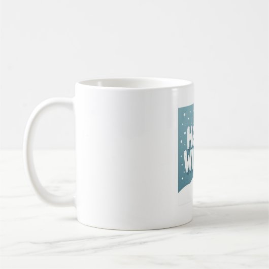 Hello Winter Snowman Mug (Gauche)