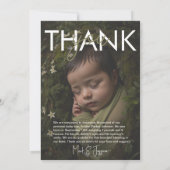 Hello World Baby Magazine Faire-part de naissance (Dos)