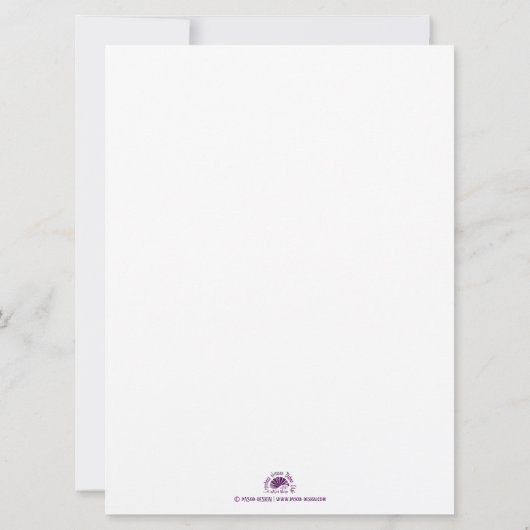 Hello World - faire-part de naissance avec photo (Dos)