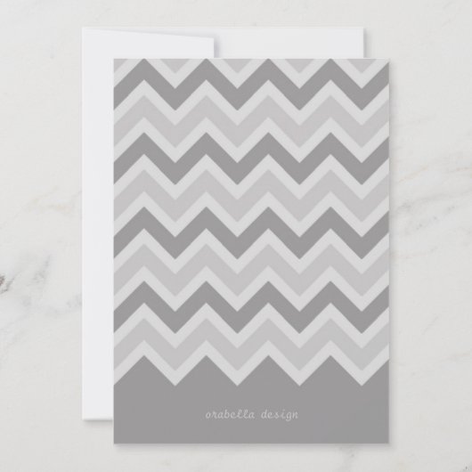 Hello World Faire-part de naissance//Grey (Dos)