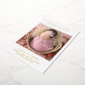 Hello World Photo Elegant Faire-part de naissance  (Rotation)