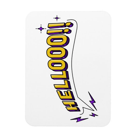 HELLOOO ! ! Magnet (Vertical)