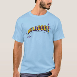 HELLOOO! T-shirt - blauw
