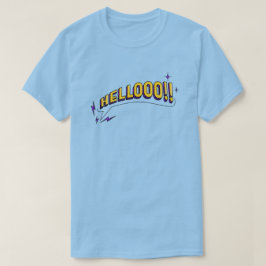HELLOOO! T-shirt - blauw