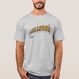 HELLOOO! T-Shirt - Grijs