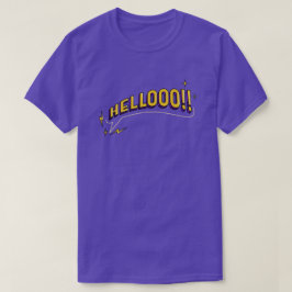 HELLOOO! T-shirt - Paars