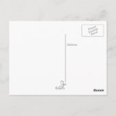 "Helloooo" van UW State Cat Briefkaart (Achterkant)