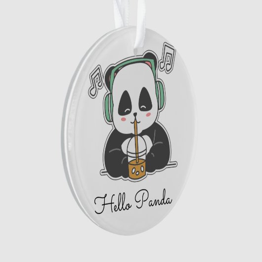 #HelloPandaAcryliqueOrnament (devant)