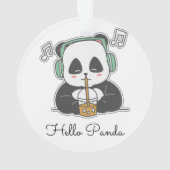 #HelloPandaAcryliqueOrnament (dos)
