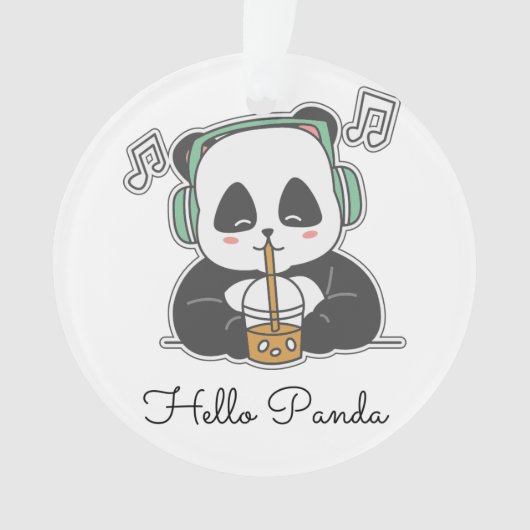 #HelloPandaAcryliqueOrnament (devant)