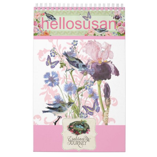 hellosusan Designs Calendrier 12 mois 2026 (Dos)