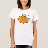 Hellow Pumpkin Herfst Pumpkin Hallo Herfst T-shirt (Voorkant)