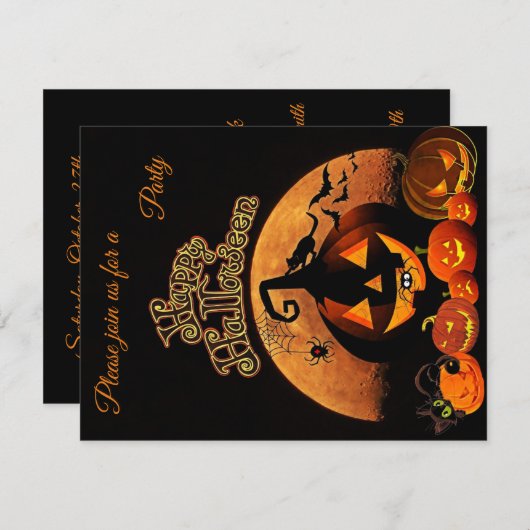 Helloween Party (Voorkant / Achterkant)