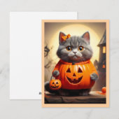 Helloweenkaart Feestdagenkaart (Voorkant / Achterkant)