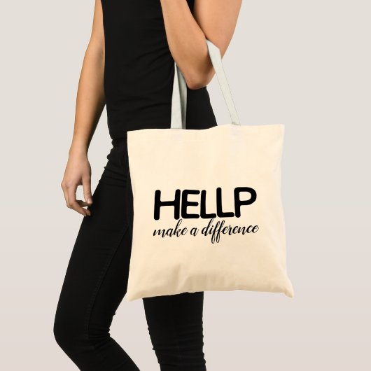 HELLP font un sac fourre-tout à différence (Devant (produit))