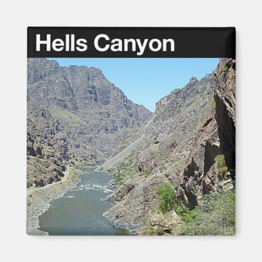 Hells Canyon NRA Magneet (Voorkant)