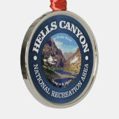 Hells Canyon NRA Metalen Ornament (Rechts)