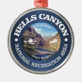 Hells Canyon NRA Metalen Ornament (Voorkant)