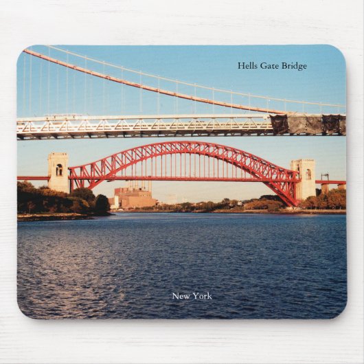 Hells Gate Bridge mousepad Muismat (Voorkant)