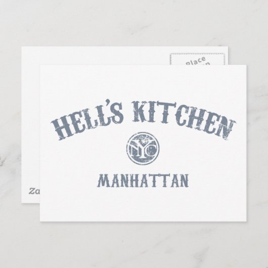 Hell's Kitchen Briefkaart (Voorkant / Achterkant)