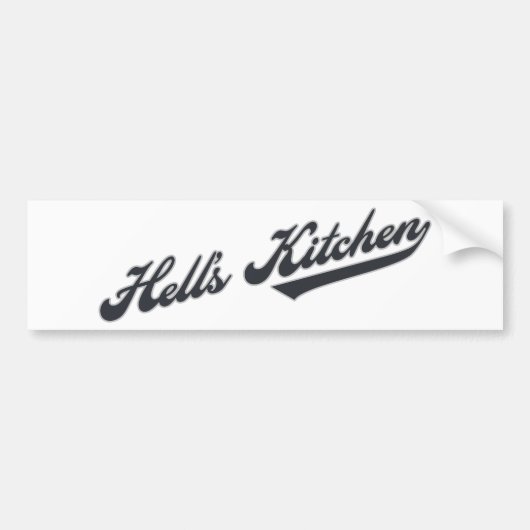 Hell's Kitchen Bumpersticker (Voorkant)