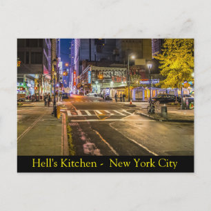 Hell's Kitchen in New York City Briefkaart