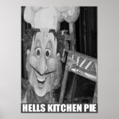 "Hell's Kitchen Pie" van Urban59 Studio Poster (Voorkant)