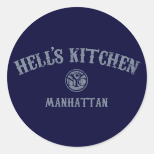 Hell's Kitchen Ronde Sticker