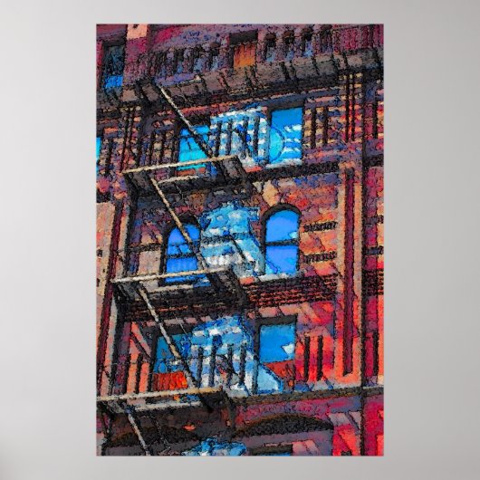 Hell's Kitchen "Windermere Building" 57th & 9th Poster (Voorkant)