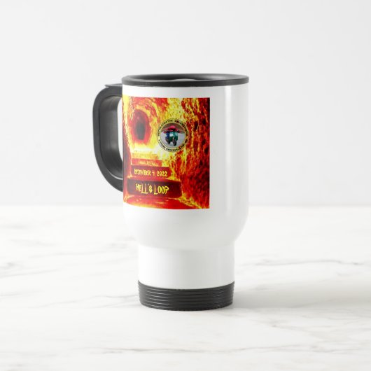 Hell's Loop 2022 Traveler Coffee Mok (Voorkant links)