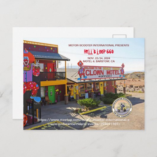 HELL'S LOOP 2024 BRIEFKAART (Voorkant / Achterkant)