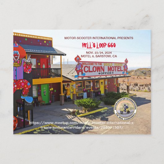 HELL'S LOOP 2024 BRIEFKAART (Voorkant)