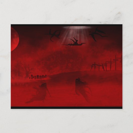 Hell's Wasteland Briefkaart (Voorkant)