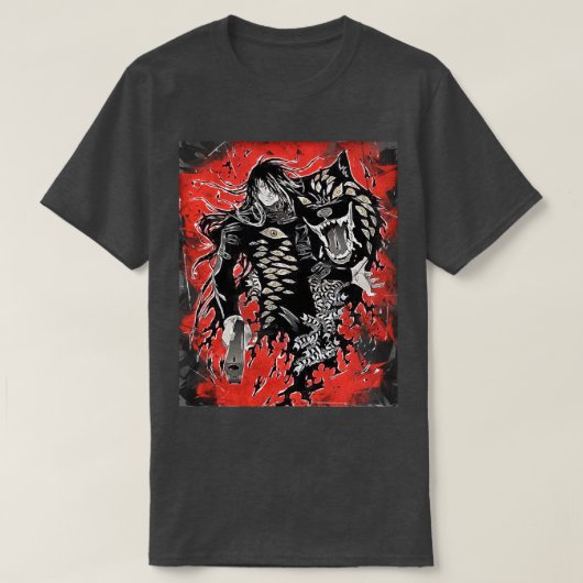 Hellsing Alucard 1 T-shirt (Design voorkant)
